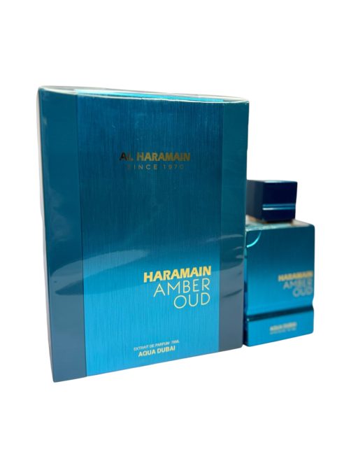 Haramain Amber Oud Aqua Dubai Extrait De Parfum 75ML - Imagen 2
